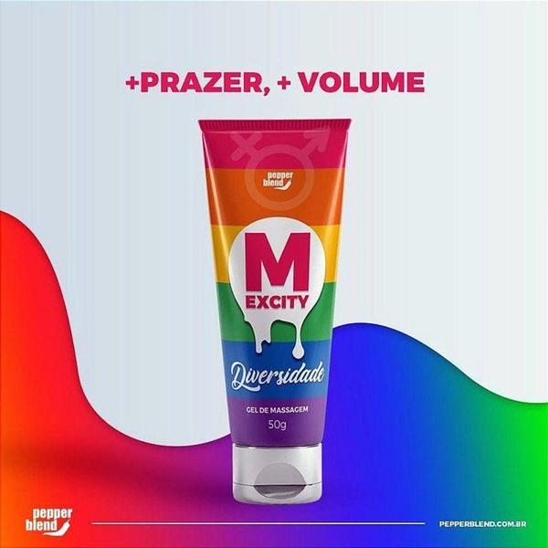Lubrificantes Íntimos Gel Deslizante Comestível Beijável M Excity