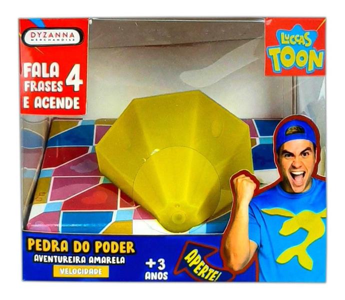 Imagem de Lucas Neto Pedra Do Poder Aventureiros Som/luz Amarelo