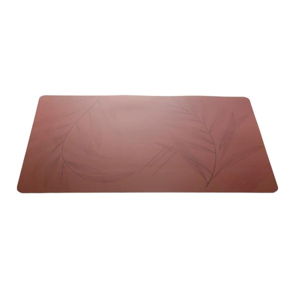 Imagem de Lugar americano de plástico leaf marrom sousplat 43 cm lyor