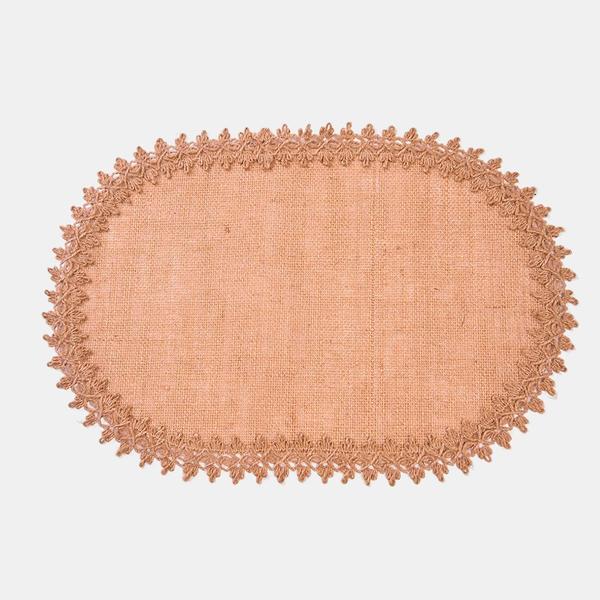 Lugar Americano Oval Rami Natural 30x45Cm - Copa & Cia Imagem de Lugar Americano Oval Rami Natural 30x45Cm
