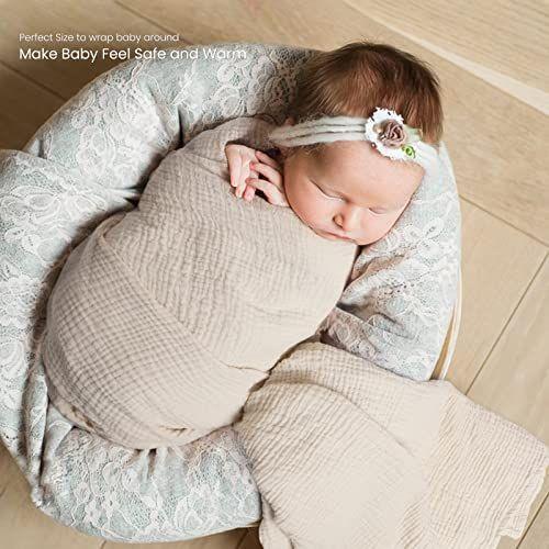 Imagem de lulumoon Muslin Swaddle Cobertor Baby - Cotton Swaddling Bl