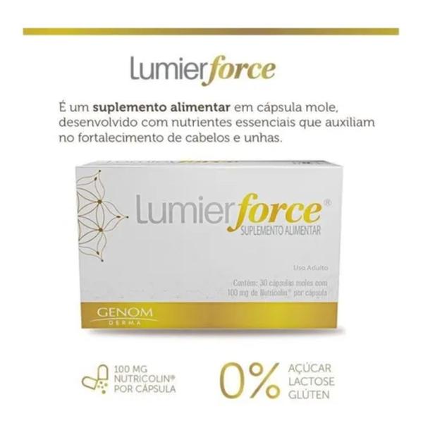 Imagem de Lumier Force Suplemento Genon 30 Cápsulas