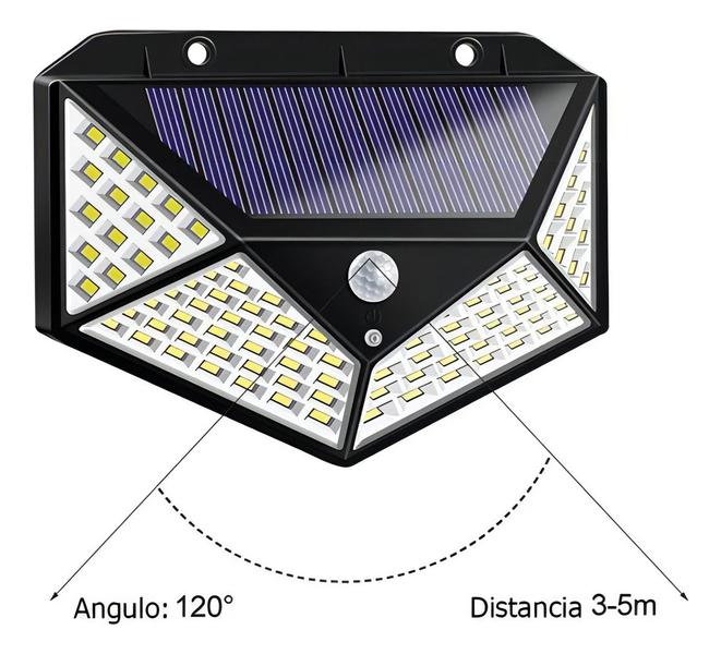 Imagem de Luminária 100 LEDs - Sensor de Presença para Iluminar a Noite