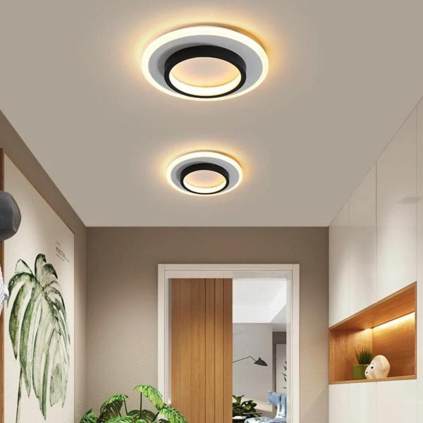 Imagem de Luminária 23X6Cm Arandela Lustre Plafon 24 Watts Led Duplo