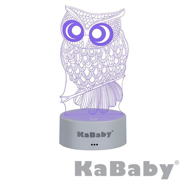 Imagem de Luminária 3D Infantil Rgb Coruja KaBaby 