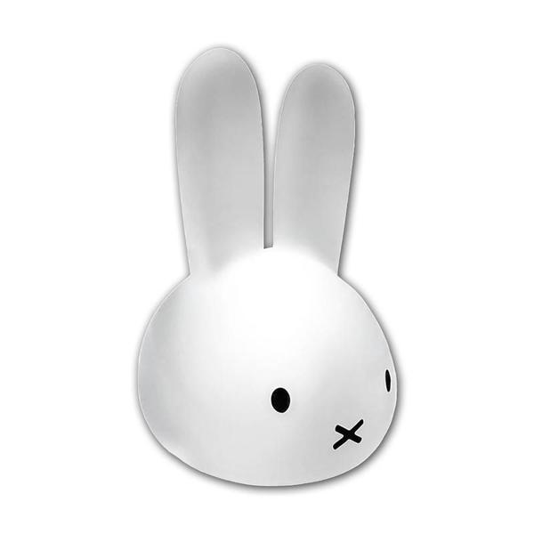 Imagem de Luminária Abajur Cabeça Miffy 36Cm Grande Coelho Branco