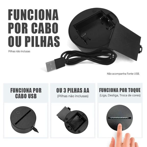 Luminária Abajur Cursos - Agronegócio RGB Controle + Toque - ShopC Imagem de Luminária Abajur Cursos - Agronegócio RGB Controle + Toque