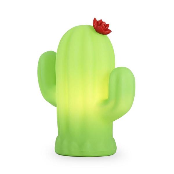 Imagem de Luminária Abajur de Led Cactus Flor Bivolt