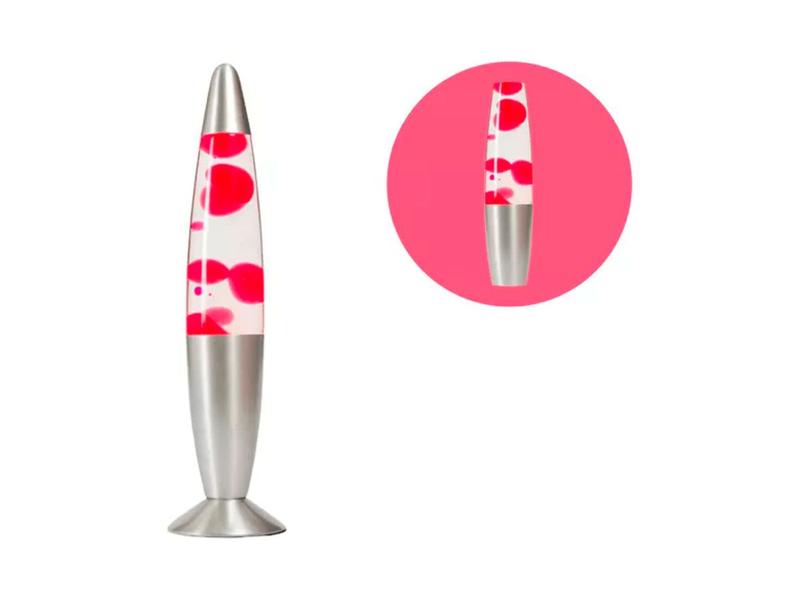 Imagem de Luminária Abajur de Mesa Decorativo Retrô Lava Lamp 34CM Para Sala Quarto Escritório 110v