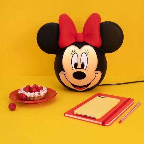 Imagem de Luminária Abajur De Mesa Infantil Minnie Mouse Cartoon Disney Usare Desenho Animado