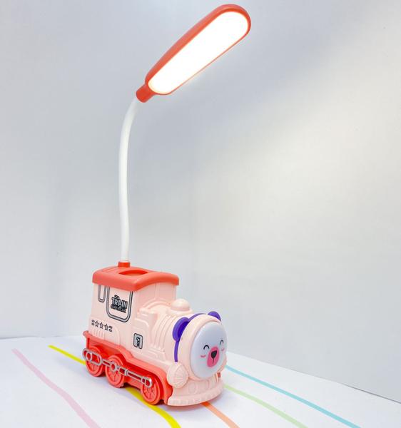 Imagem de Luminária abajur de mesa infantil modelo trenzinho alegre