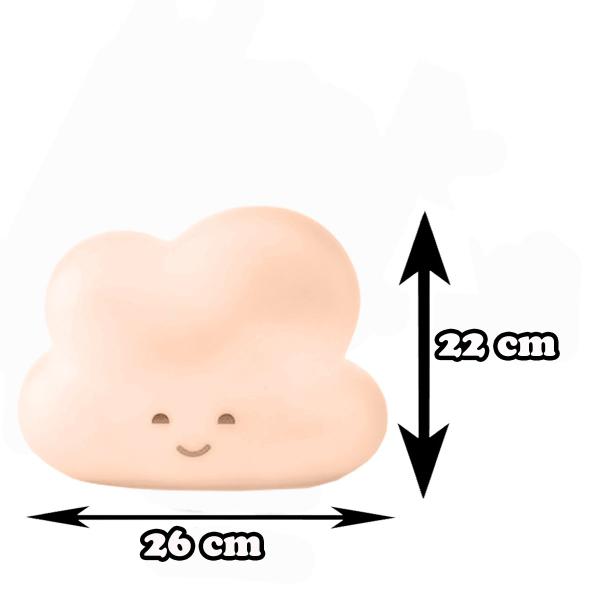 Imagem de Luminária Abajur de mesa Nuvem Fofa Led Noturna Média