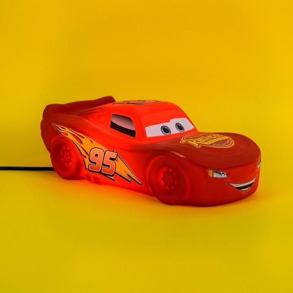 Imagem de Luminária Abajur Infantil Relâmpago McQueen Personagem Carros Disney