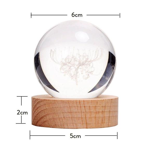 Luminária Abajur Mesa Bola de Cristal Luz LED 3d Decorativa Esfera Astronauta Sistema Solar Saturno - Armarinhos BS Imagem de Luminária Abajur Mesa Bola de Cristal Luz LED 3d Decorativa Esfera Astronauta Sistema Solar Saturno