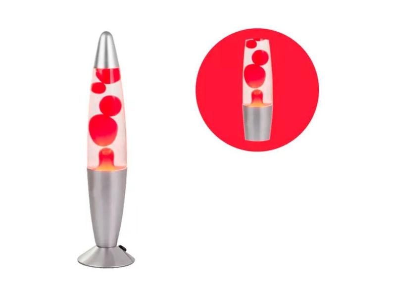 Imagem de Luminária Abajur Mesa Decorativo Retrô Lava Lamp 34Cm Sala