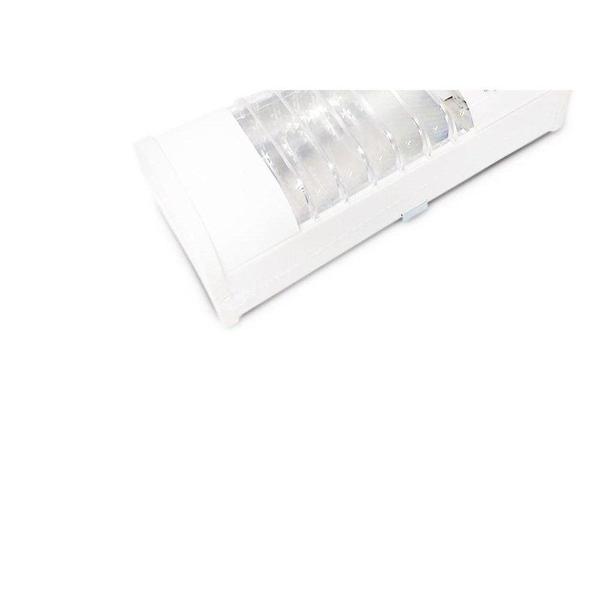 Imagem de Luminaria Aletada Viewlux Ta6 Com 1 Soquete E27 Branca 27Cm  2050001-01