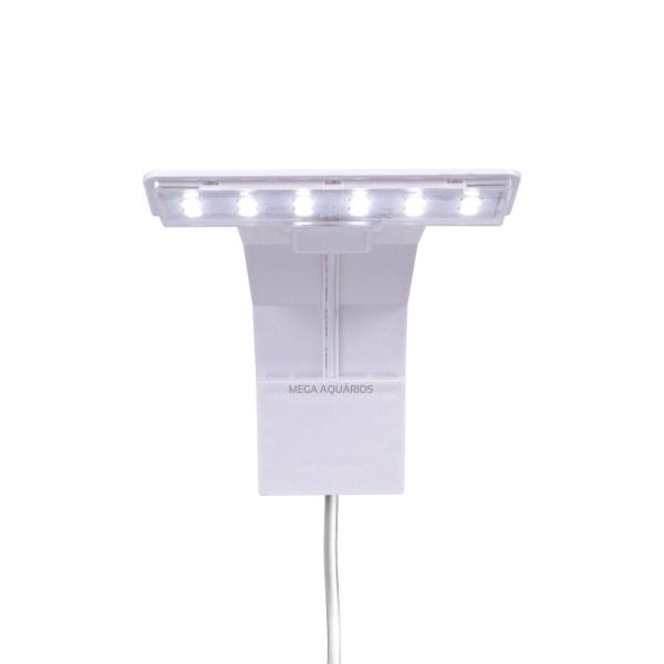 Imagem de Luminária Aquário Soma X3 12 Leds Bivolt 4W Pequena Branca