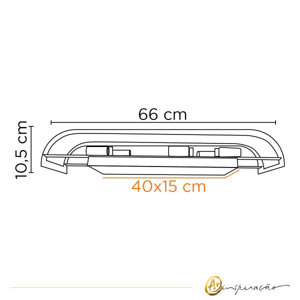 Imagem de Luminária Arandela Alpana Niquelada Cristal Dourado 5XE14  MR003