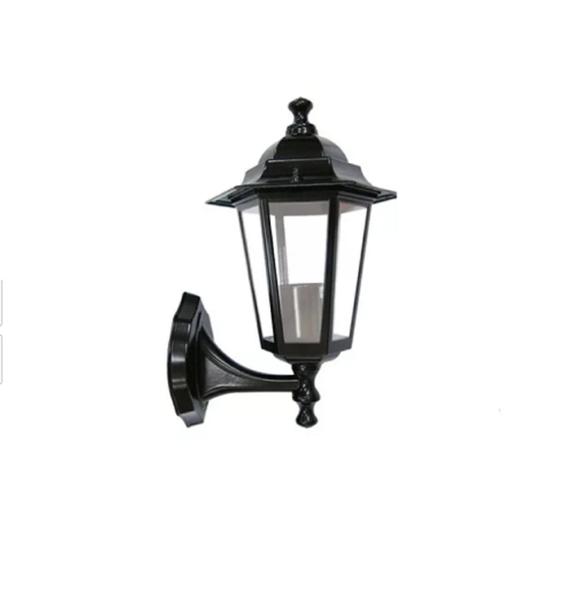 Luminária Arandela Colonial Preta Abs 1 Lamp. - Condulai Imagem de Luminária Arandela Colonial Preta Abs 1 Lamp. - Condulai