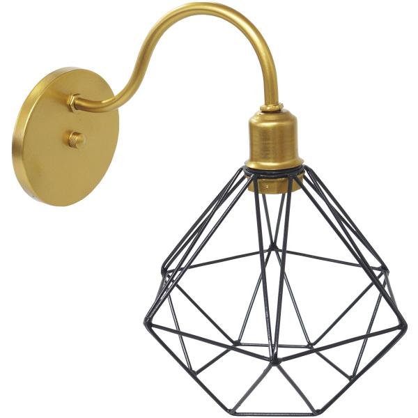 Luminária Arandela de Parede Aramada Diamante P Industrial Retro Vintage Agp Ilumini Imagem de Luminária Arandela de Parede Aramada Diamante P Industrial Retro Vintage Agp Ilumini