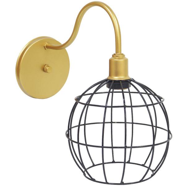 Luminária Arandela de Parede Aramada Globo Industrial Retro Vintage Agp Ilumini Imagem de Luminária Arandela de Parede Aramada Globo Industrial Retro Vintage Agp Ilumini