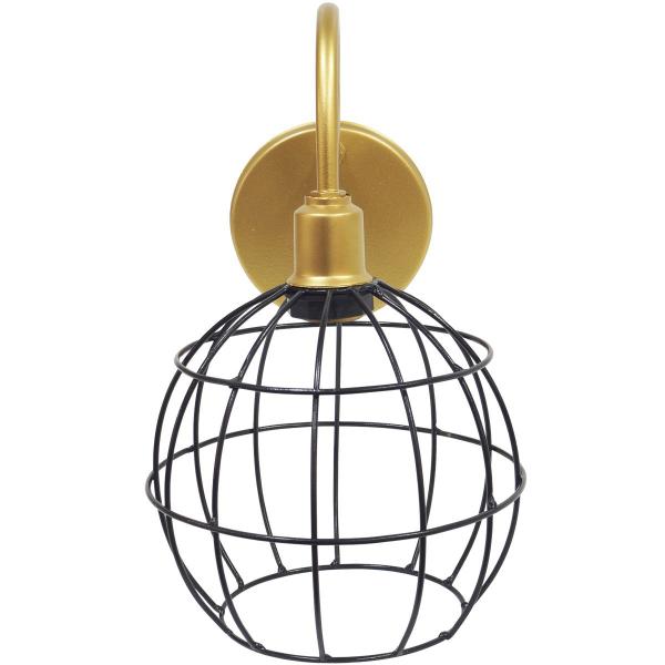 Luminária Arandela de Parede Aramada Globo Industrial Retro Vintage Agp Ilumini Imagem de Luminária Arandela de Parede Aramada Globo Industrial Retro Vintage Agp Ilumini