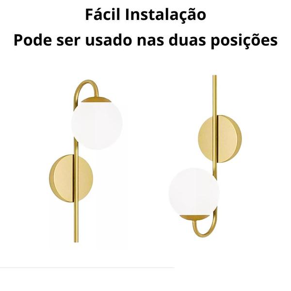 Luminária Arandela Parede Interna Externa Banheiro Dourado - Luminaria Parede Externa ,Arandelas Paredes , Imagem de Luminária Arandela Parede Interna Externa Banheiro Dourado
