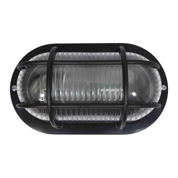 Imagem de Luminária Arandela Utron Tartaruga 19Cm Preta Para Parede