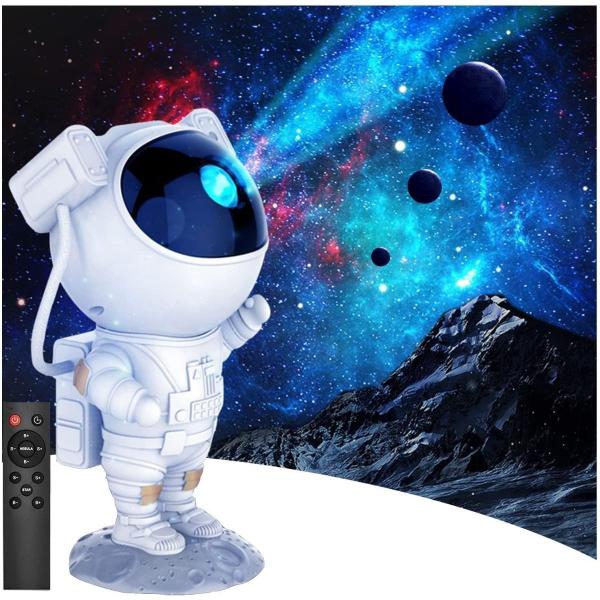 Luminária Astronauta Projetor de Luz Galáxia - Royal Toys Imagem de Luminária Astronauta Projetor de Luz Galáxia