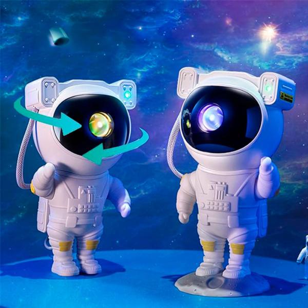 Luminária Astronauta Projetor de Luz Galáxia - Royal Toys Imagem de Luminária Astronauta Projetor de Luz Galáxia