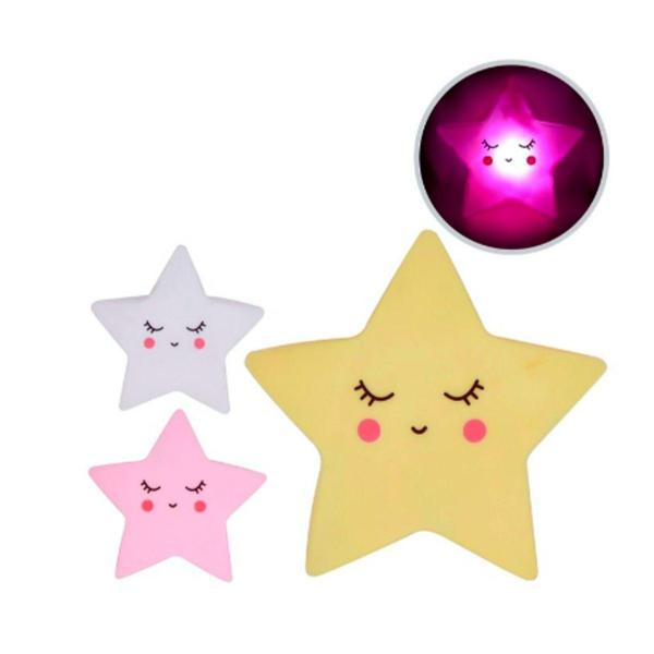 Imagem de Luminária Bebê Decoração Estrela Abajur Infantil decore o quarto - Arts