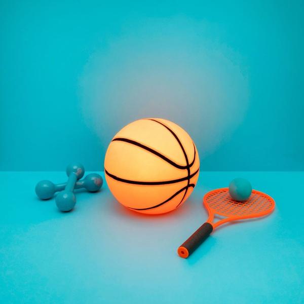 Imagem de Luminária Bola de Basquete Laranja Basketball Abajur Grande