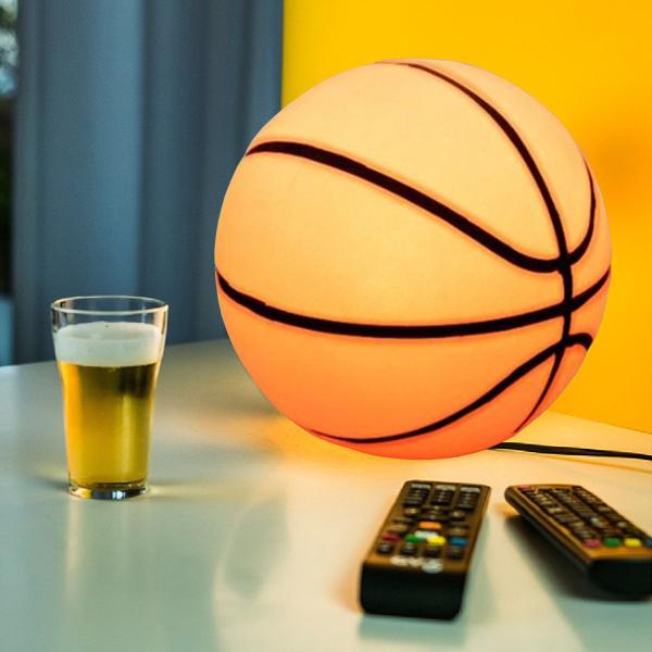 Imagem de Luminária Bola de Basquete Laranja Basketball Abajur Grande