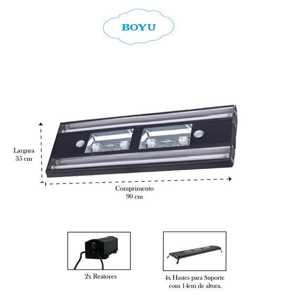 Imagem de Luminaria boyu hqi-36a(2x150w)90cm 220v