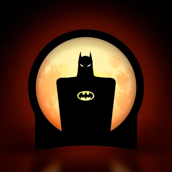 Imagem de Luminária Circular Batman