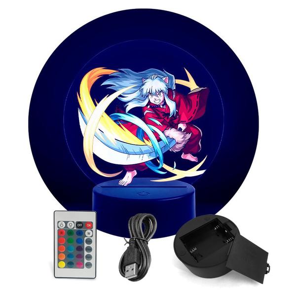 Imagem de Luminária Colorida Ataque InuYasha - RGB + Controle