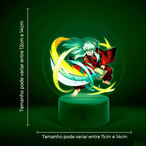 Imagem de Luminária Colorida Ataque InuYasha - RGB + Controle