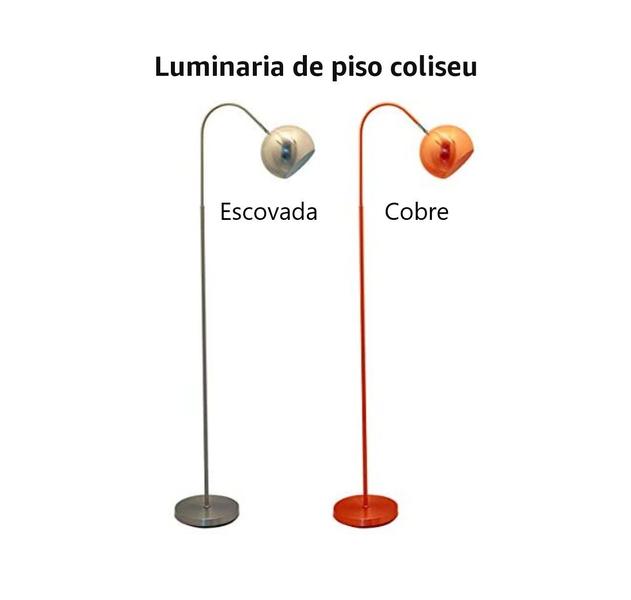 Imagem de Luminária Coluna De Piso Coliseu Para Sala Escritório Mesa G20