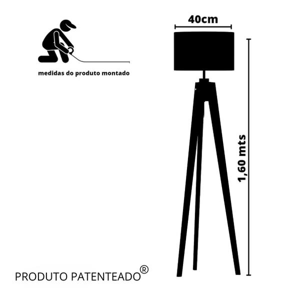 Imagem de Luminária de Chão Decorativa p/ Salas e Quartos Cúpula Palha