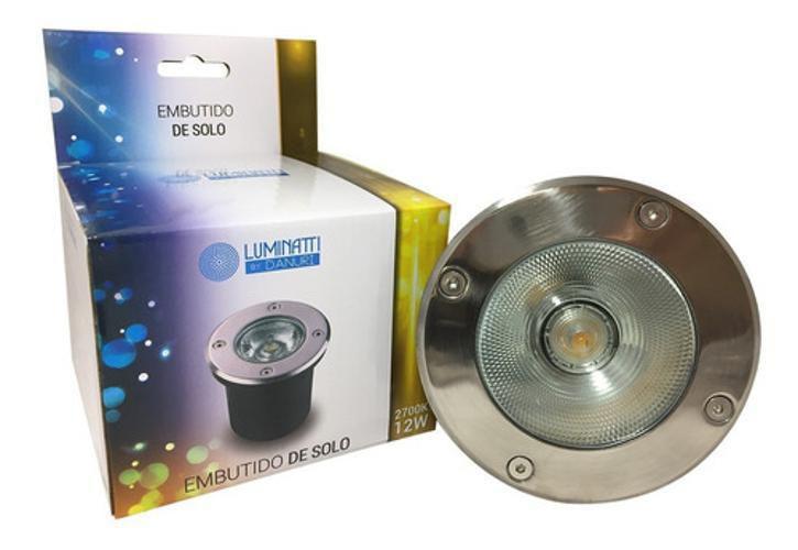 Imagem de Luminaria De Chão Externa Embutida Led 12W