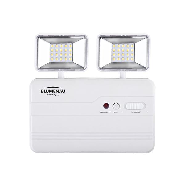 Imagem de luminária de emergência 1200 lumens 2 farol