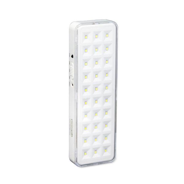 Imagem de Luminária De Emergência 30 Leds Bivolt Recarregável - LUZ SOLLAR