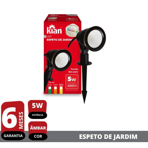 Imagem de Luminária de Jardim Espeto LED Fit Prova D'água Ip65 Bivolt