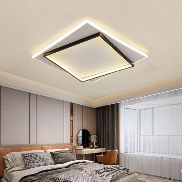 Luminária De Led Sobrepor Dois Quadrados 33W Bivolt 3 Em 1 - Atc Imagem de Luminária De Led Sobrepor Dois Quadrados 33W Bivolt 3 Em 1