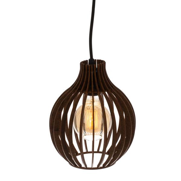 Luminária De Madeira Suspensa Pendente Cozinha Sala Quarto - 2 Coqui Marrom - Colore na Web Imagem de Luminária De Madeira Suspensa Pendente Cozinha Sala Quarto - 2 Coqui Marrom