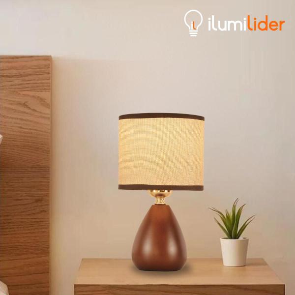 Luminária De Mesa Abajur Clássica Decoração Bivolt E27 - Nitrolux Imagem de Luminária De Mesa Abajur Clássica Decoração Bivolt E27