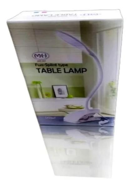 Imagem de Luminaria De Mesa Abajur Com Garra Table Lamp Branca