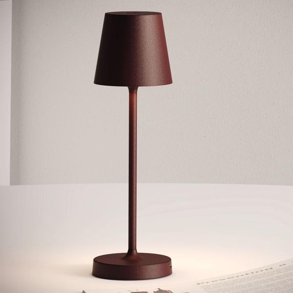 Imagem de Luminária de Mesa Abajur LED Mini TN Interlight - Portátil Sem Fio - Corten