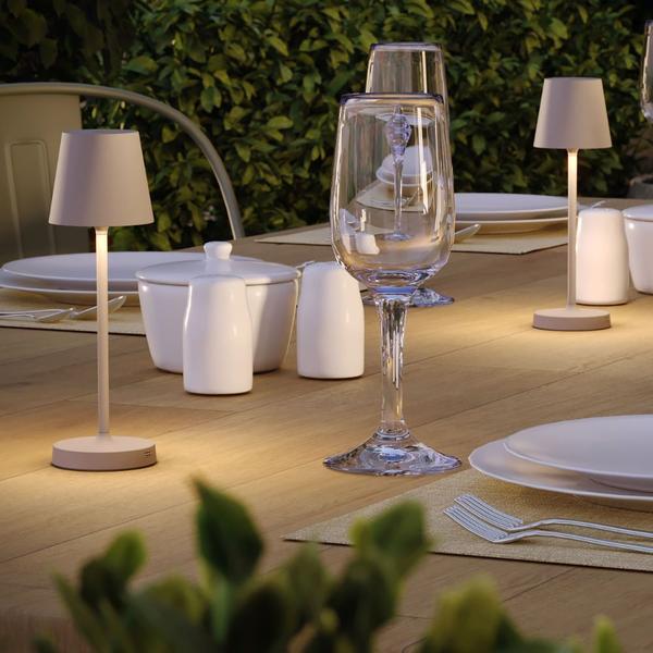 Imagem de Luminária de Mesa Abajur LED Mini TN Interlight - Portátil Sem Fio - Nude