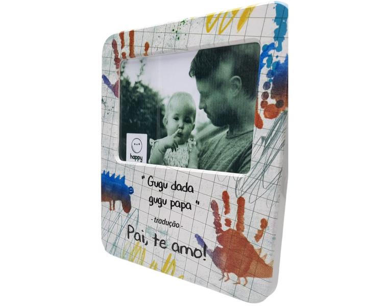 Imagem de Luminária de Mesa Abajur Porta Retrato Pai de Bebê Usare Presentear Dia dos Pais Decoração Quarto Sala Escritório